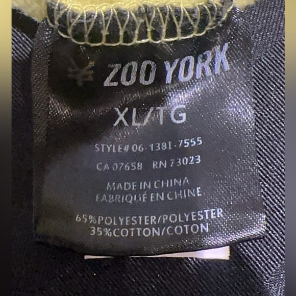 Men’s yellow pullover hoody size xl front pocket comfy bright casual west 49 - Picture 4 of 5